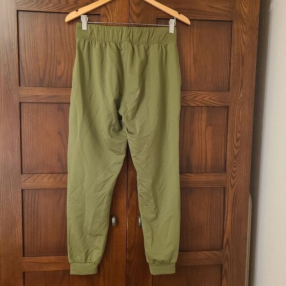 WoolX Lola Joggers Wool Blend Joggers Olive Green Size Small - Picture 7 of 7